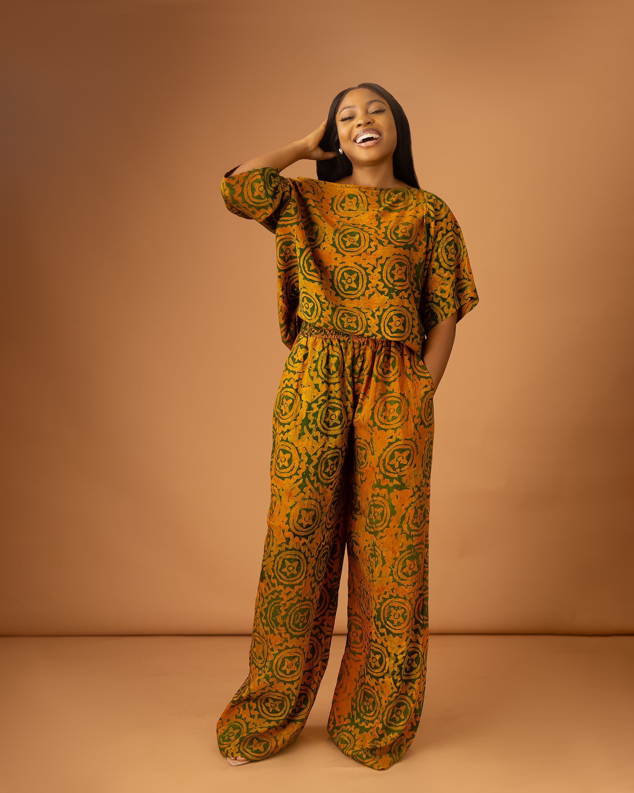 Adire two piece
